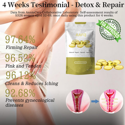 ⭐⭐⭐⭐⭐AAFQ™ Instant Itching Stopper & Detox and Slimming & Firming Repair & Pink and Tender Natural Capsules PRO